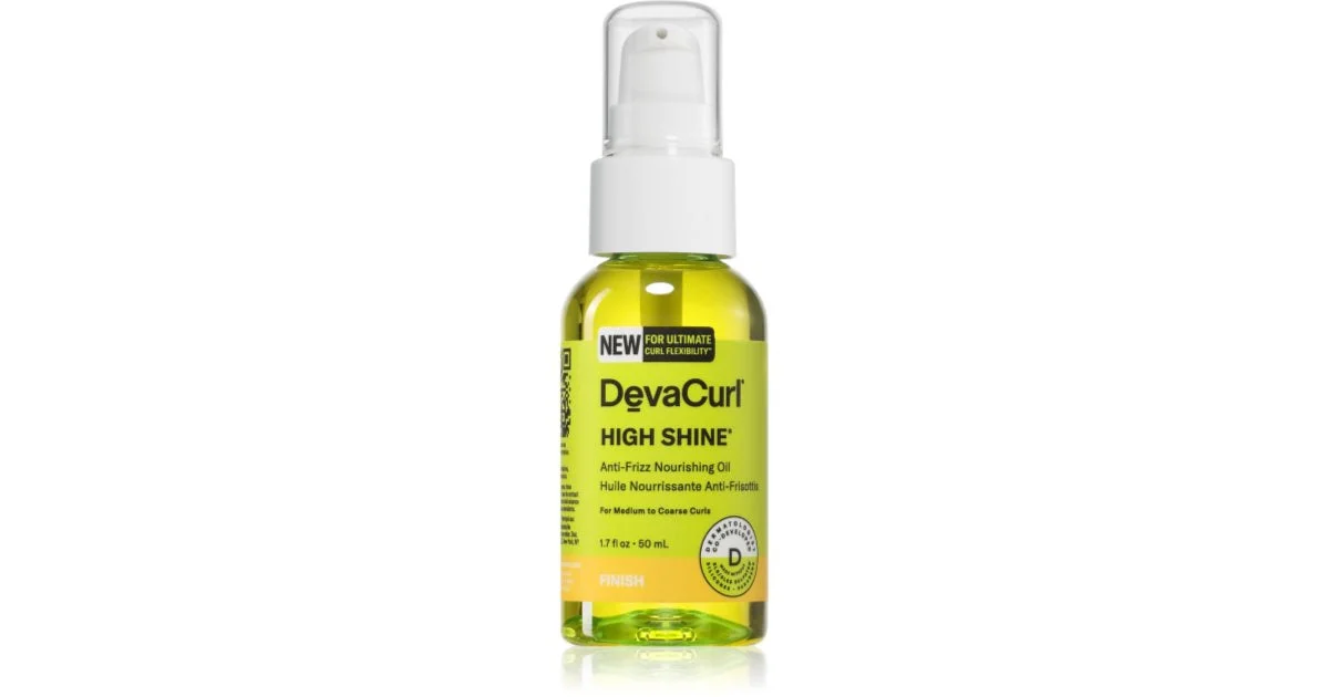DevaCurl High Shine® olio nutriente contro i capelli crespi 50 ml