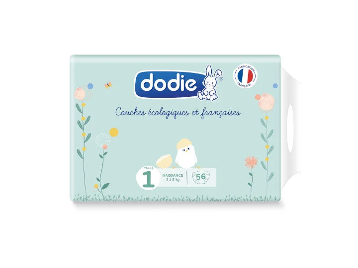 Dodie Pannolini Ecologici Francesi Taglia 1 56 pannolini (da 2 a 5 kg)