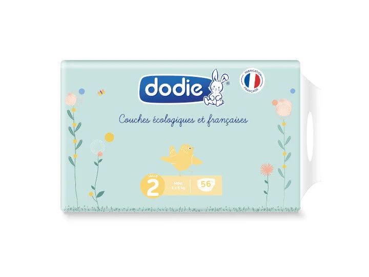Dodie Pannolini Ecologici Francesi Taglia 2 56 pannolini (da 3 a 6 kg)