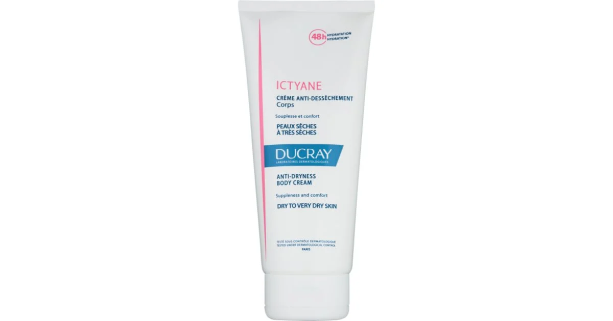 Ducray Ictyane Crema Emolliente Nutritiva Viso & Corpo 200ml