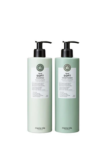 Maria nila Set regalo per la cura dei capelli True Soft Dry con olio di argan