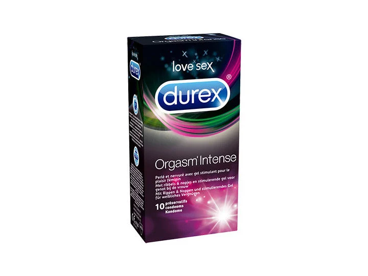 Durex Orgasm'Intense Scatola 10 preservativi
