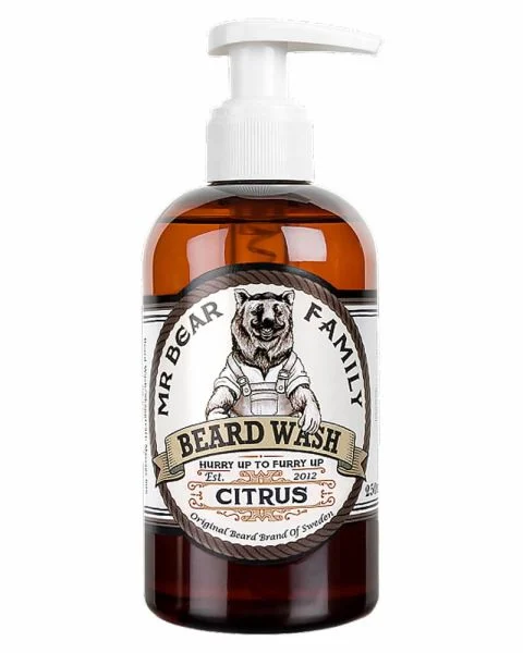 Mr Bear Family Beard Wash - Citrus
