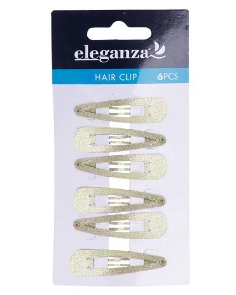 Eleganza Guld Glimmer Hårspænder 4.7cm