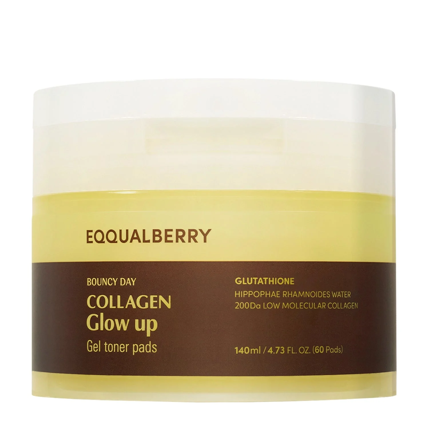Eqqualberry Collagene Glow Up Gel Pad Illuminante 60 pz 140ml
