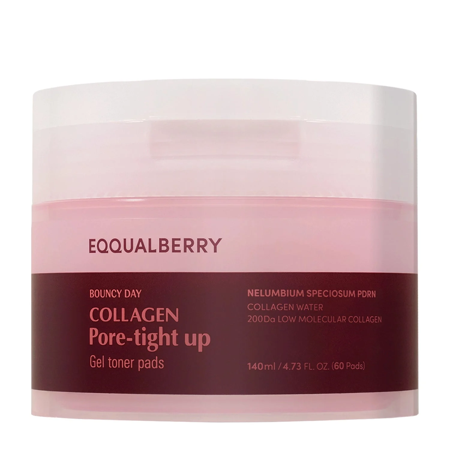 Eqqualberry Collagene Pore Tight Up Gel Pad Riduzione Pori 60 pz 140ml