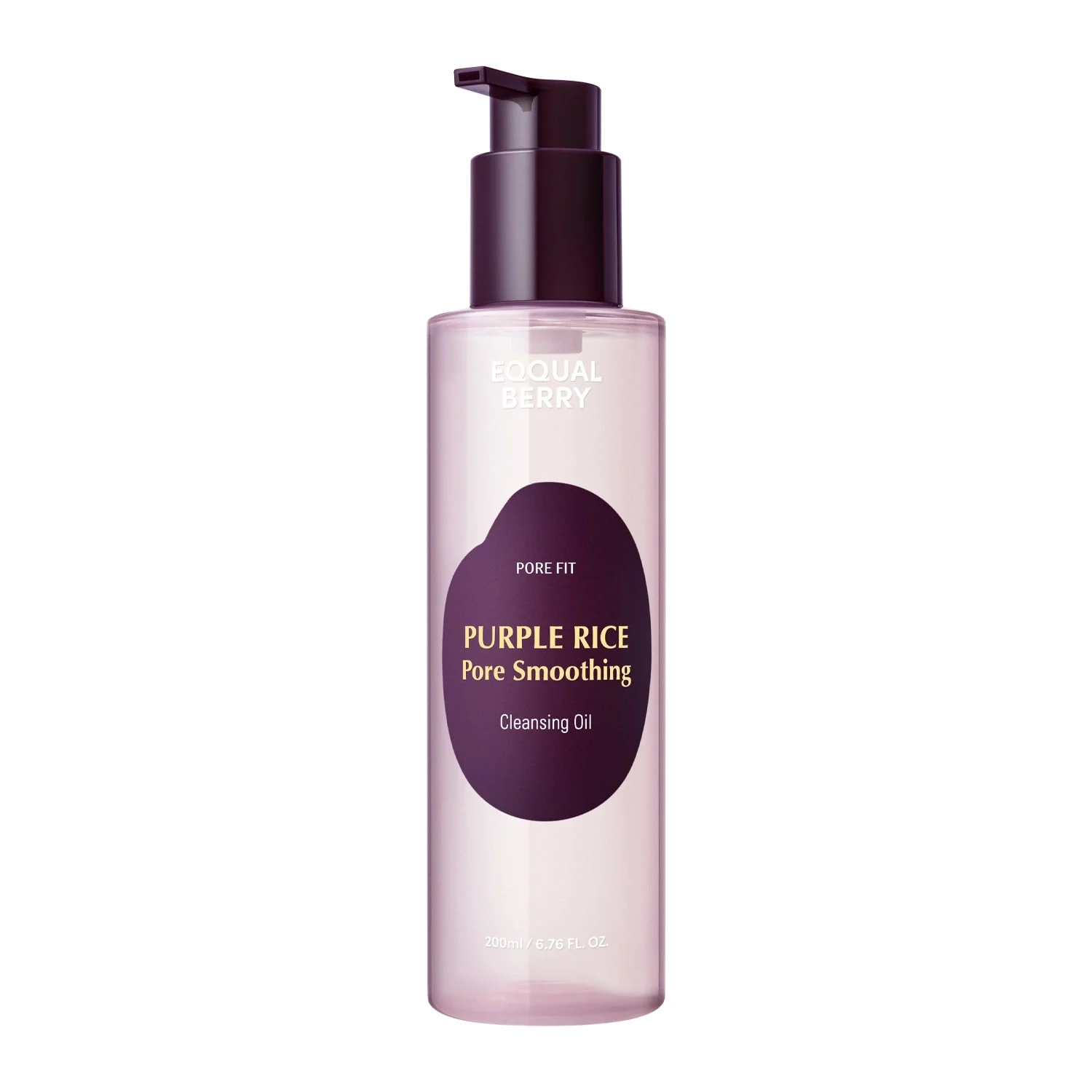 Eqqualberry Purple Rice Pore Levigante Olio Detergente 200ml