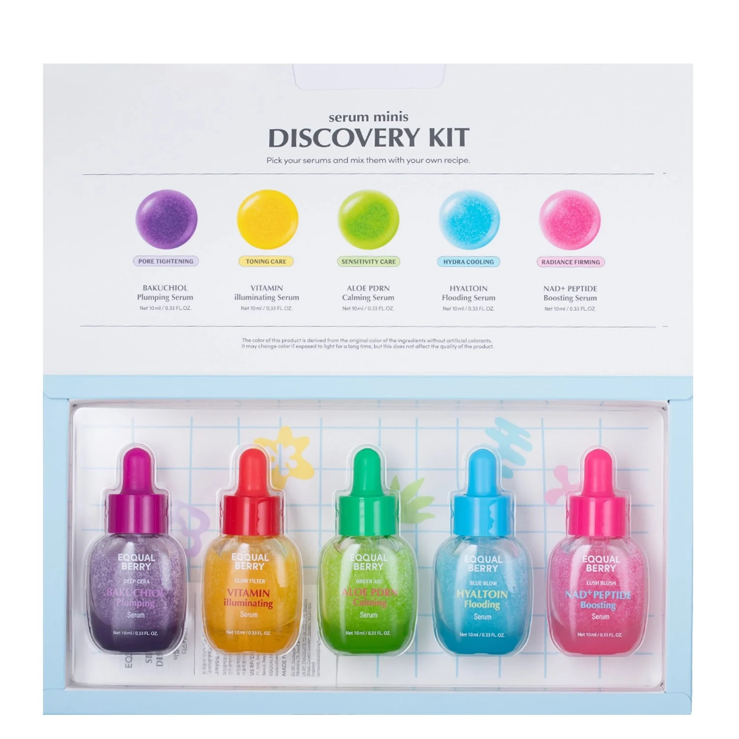 Eqqualberry Minis Discovery Kit Siero 5x10ml