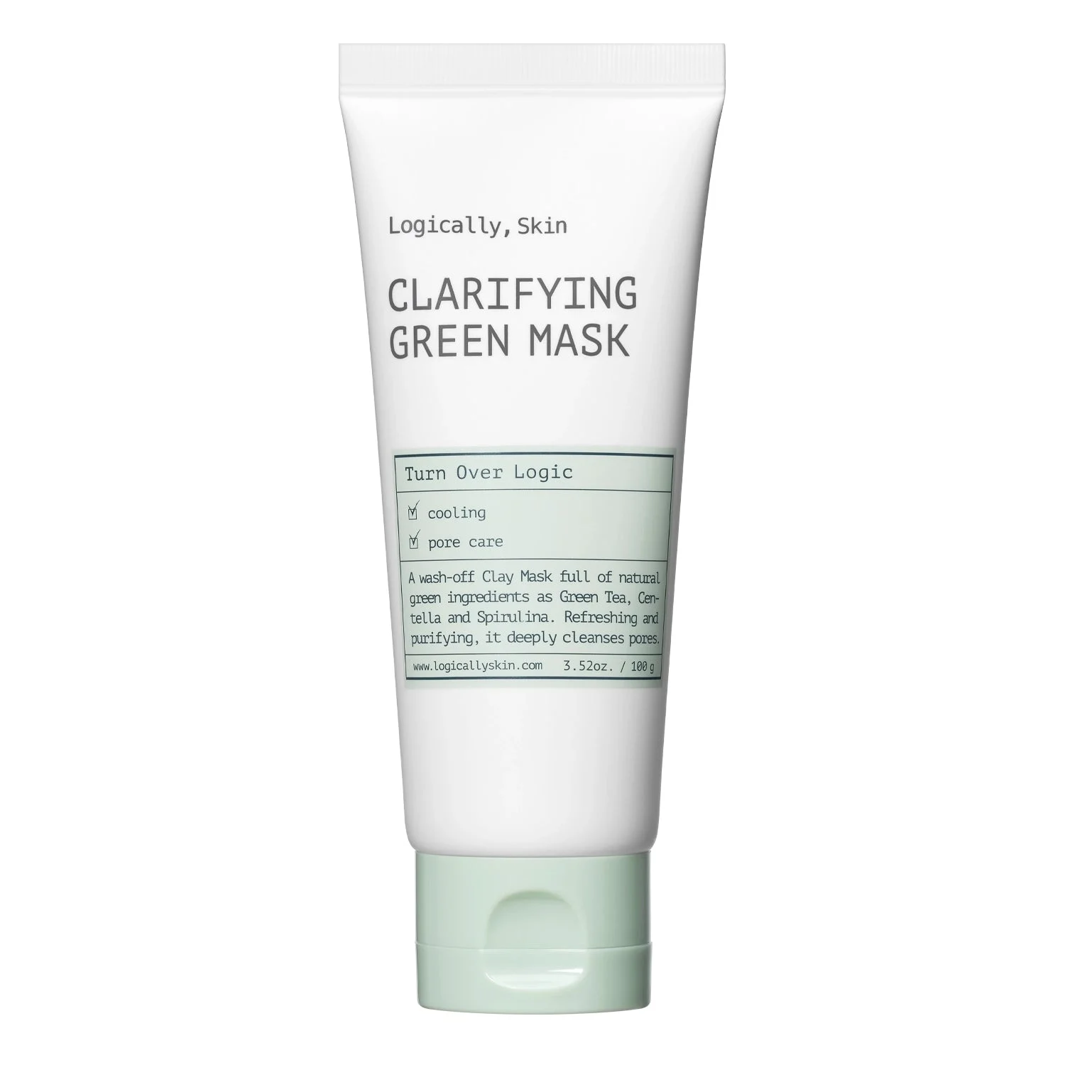 Logically, Skin Clarifying Green Maschera Argilla Purificante 100g
