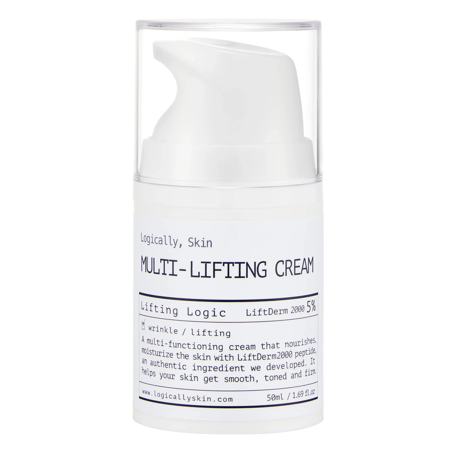 Logically, Skin Multi-Lifting Crema Idratante con Peptidi 50ml