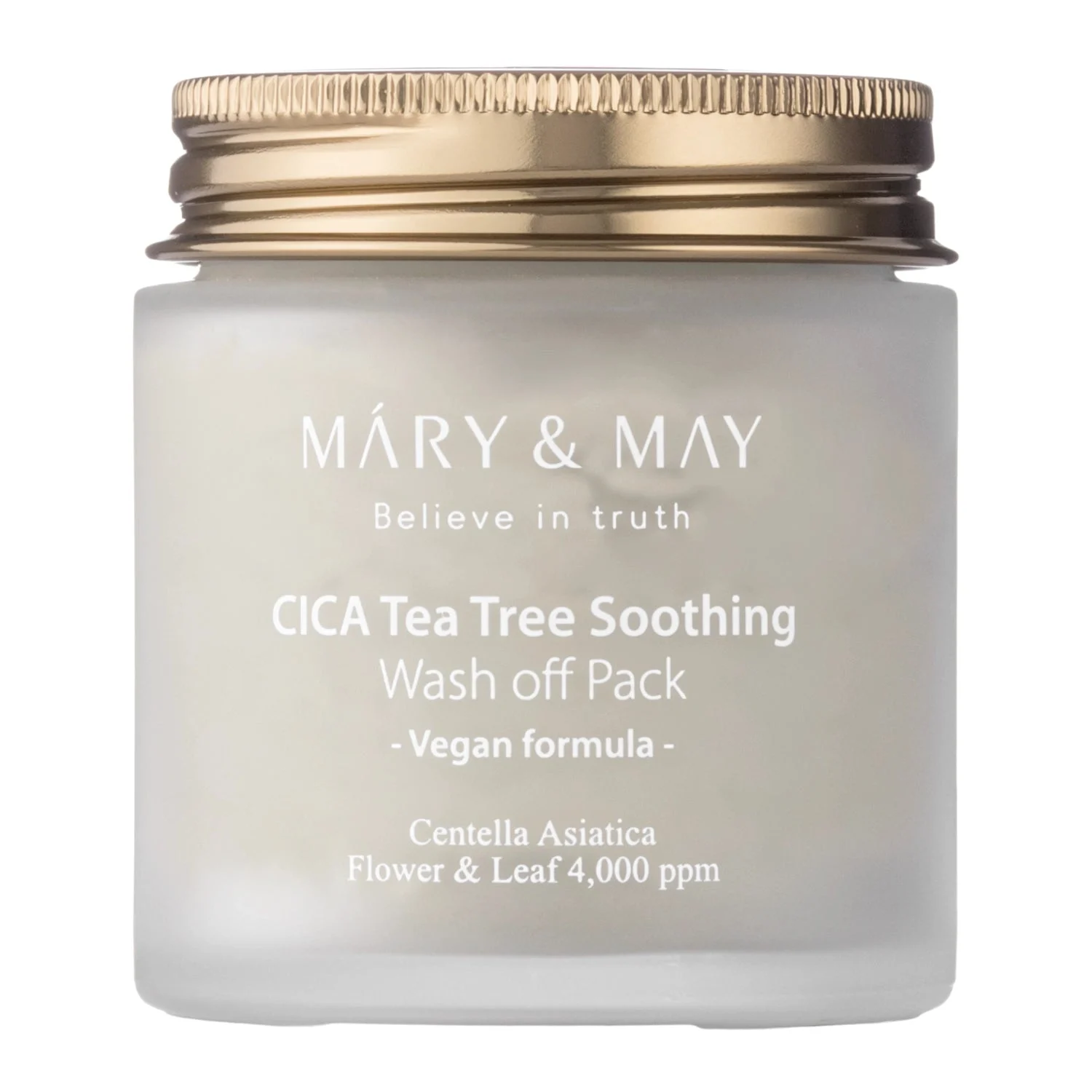 Mary&May CICA Tea Tree Lenitivo Wash-off Pack Clay Maschera 125g