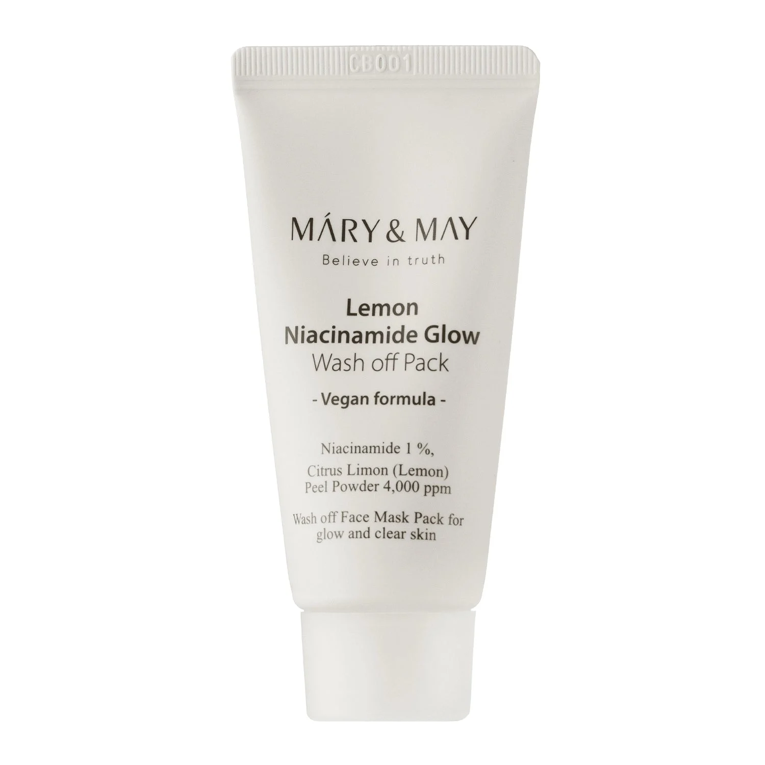 Mary&May Lemon Niacinamide Glow Wash-off Pack Clay Maschera Illuminante 30g
