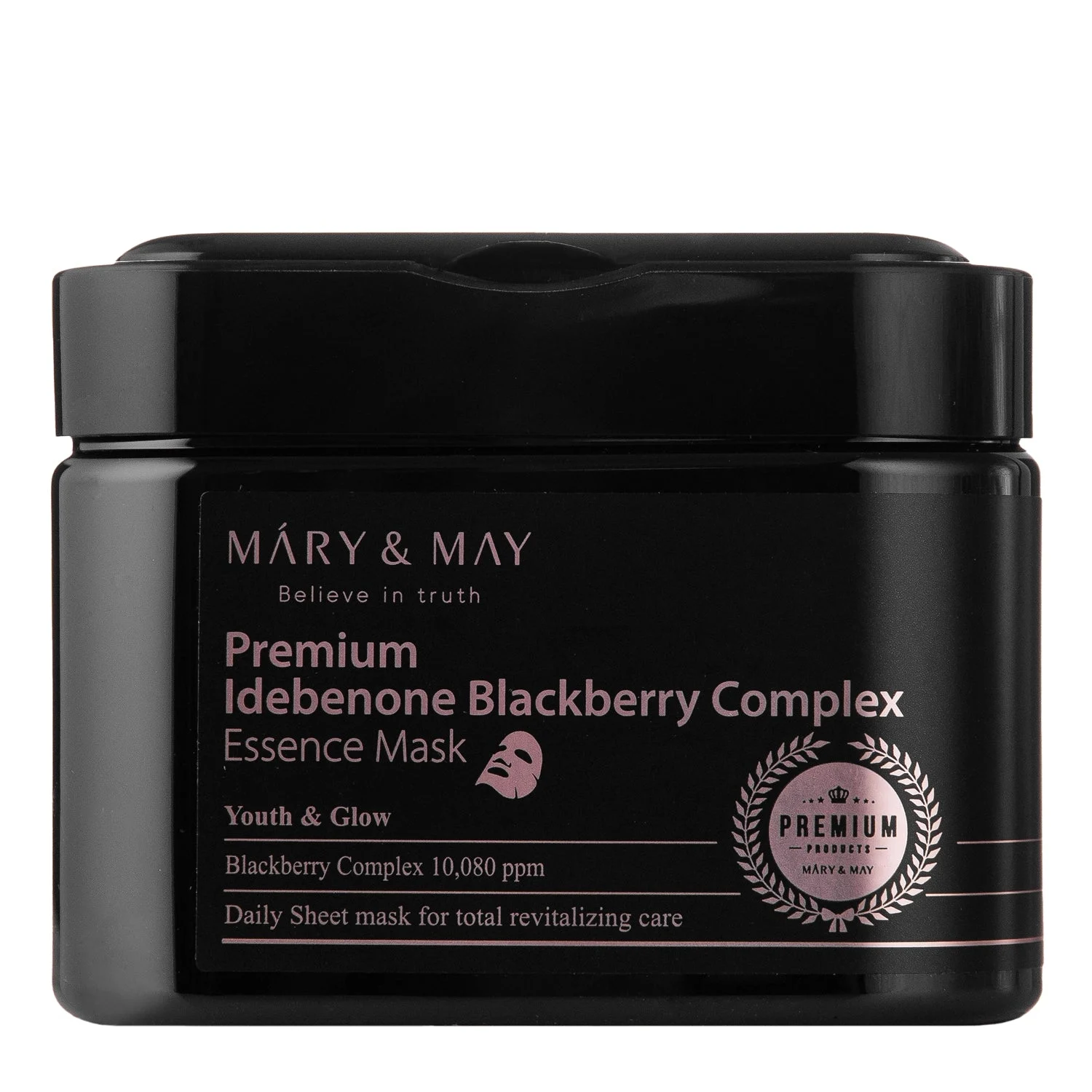 Mary&May Premium Idebenon Blackberry Complex Essenza Maschera Set 20 pz