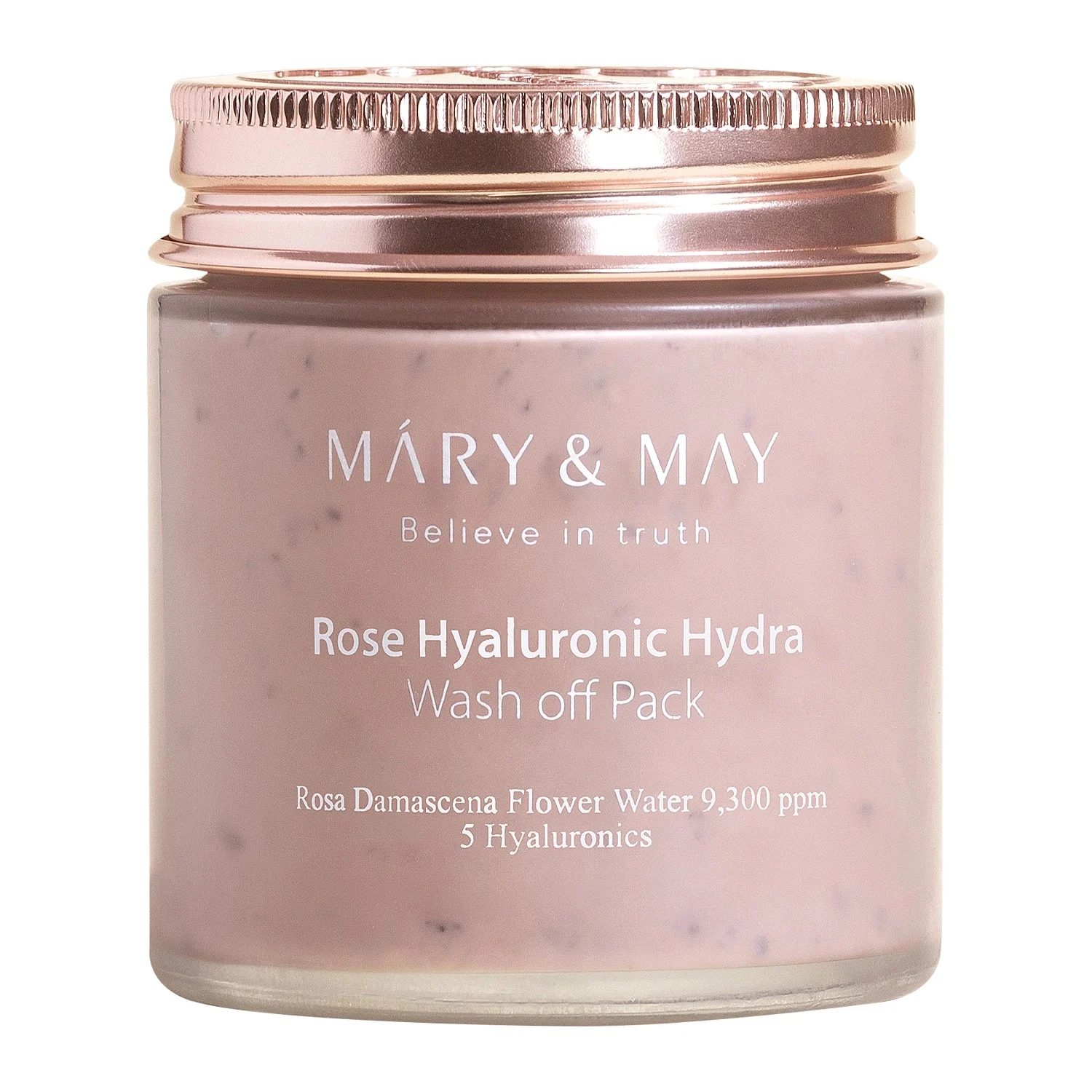 Mary&May Rose Acido Ialuronico Hydra Wash-off Pack Maschera Idratante 125g