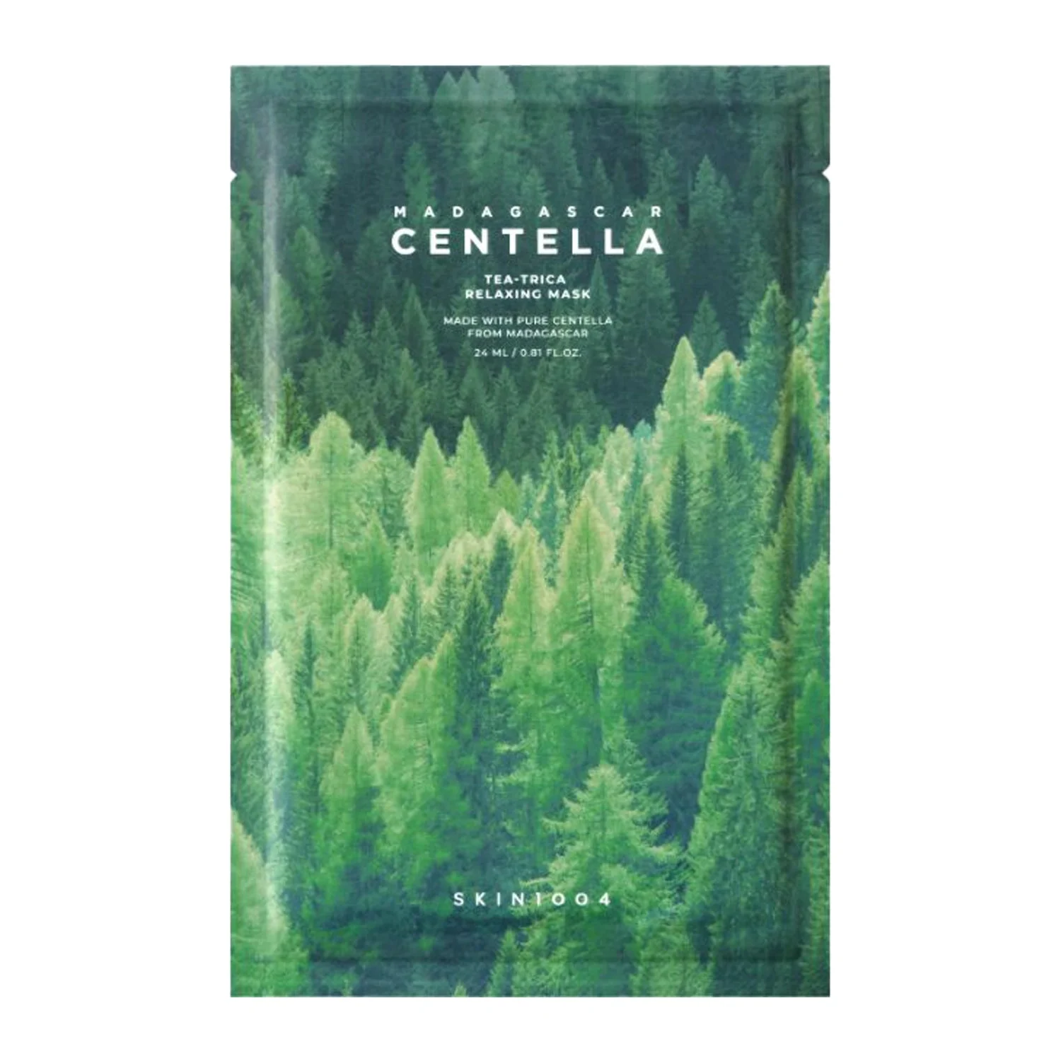 Skin1004 Madagascar Centella Tea-Trica Relaxing Maschera in Tessuto Lenitiva 24ml