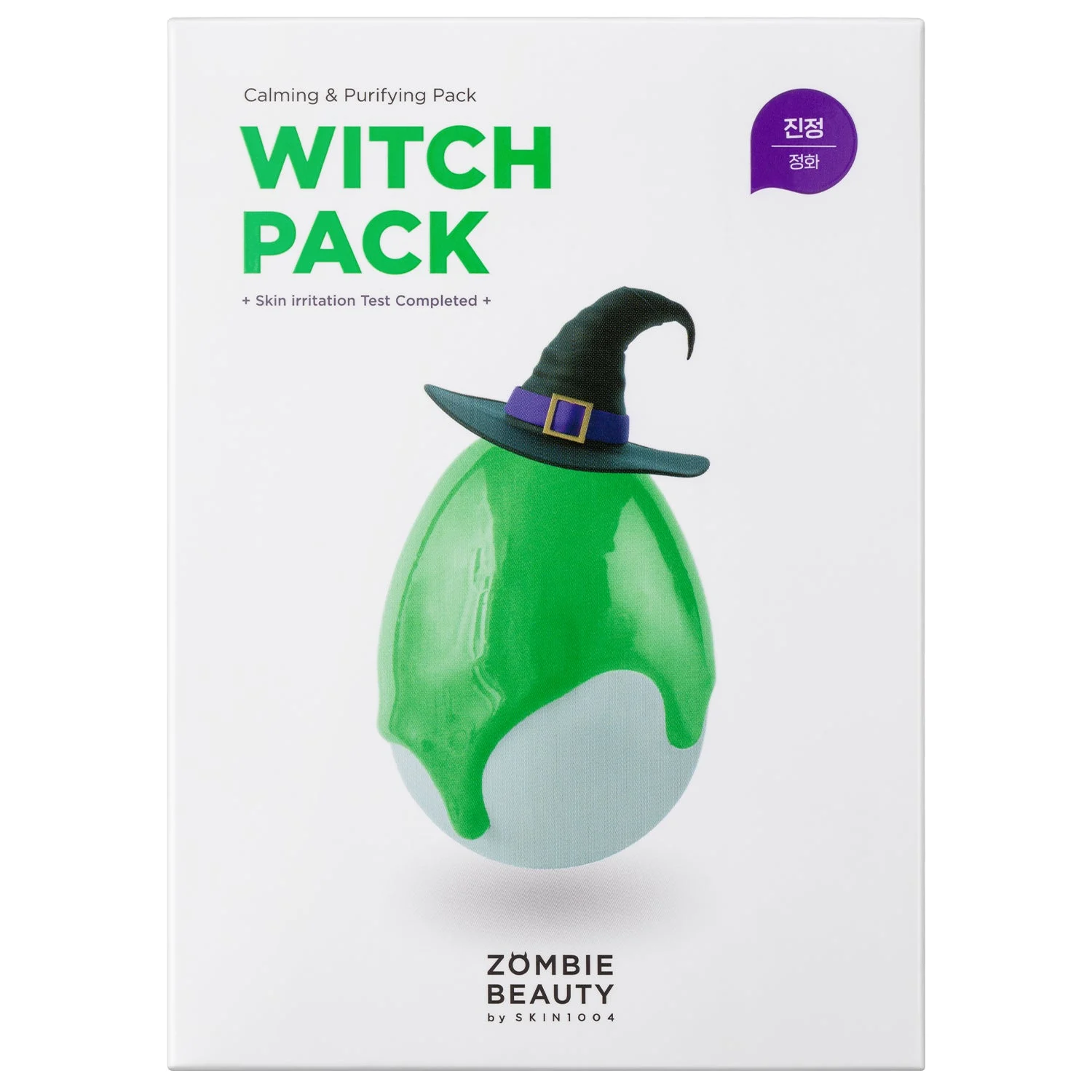 ZOMBIE BEAUTY by SKIN1004 Witch Pack Maschera Purificante Pulizia Profonda Te Verde 8x15g