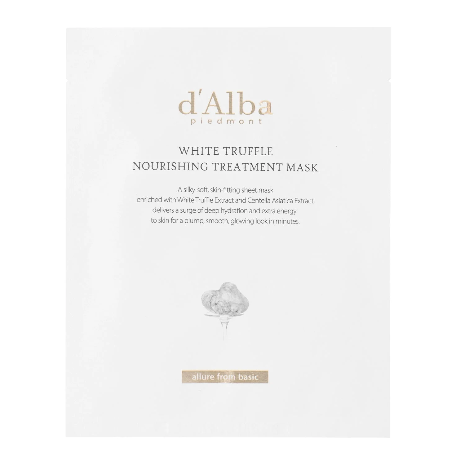 d'Alba White Truffle Maschera in Tessuto Nutriente 25ml