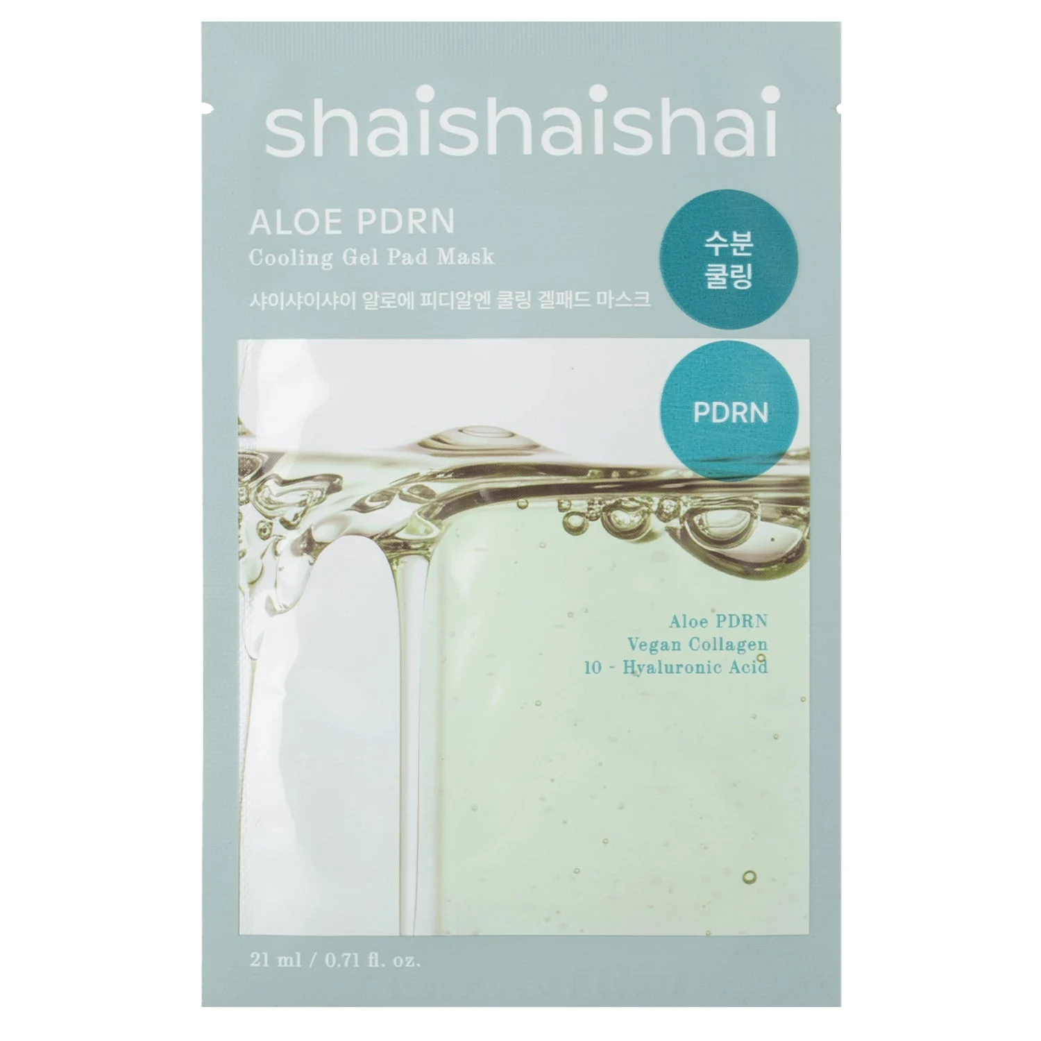 shaishaishai Aloe PDRN Cooling Gel Pad Maschera 21ml