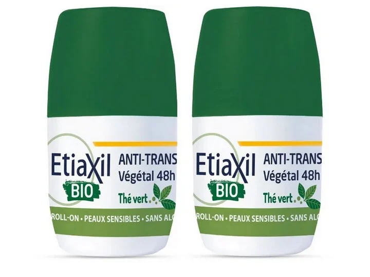 Etiaxil Deodorante Antitraspirante Vegetale BIO 48h Profumo Tè Verde 2x50ml