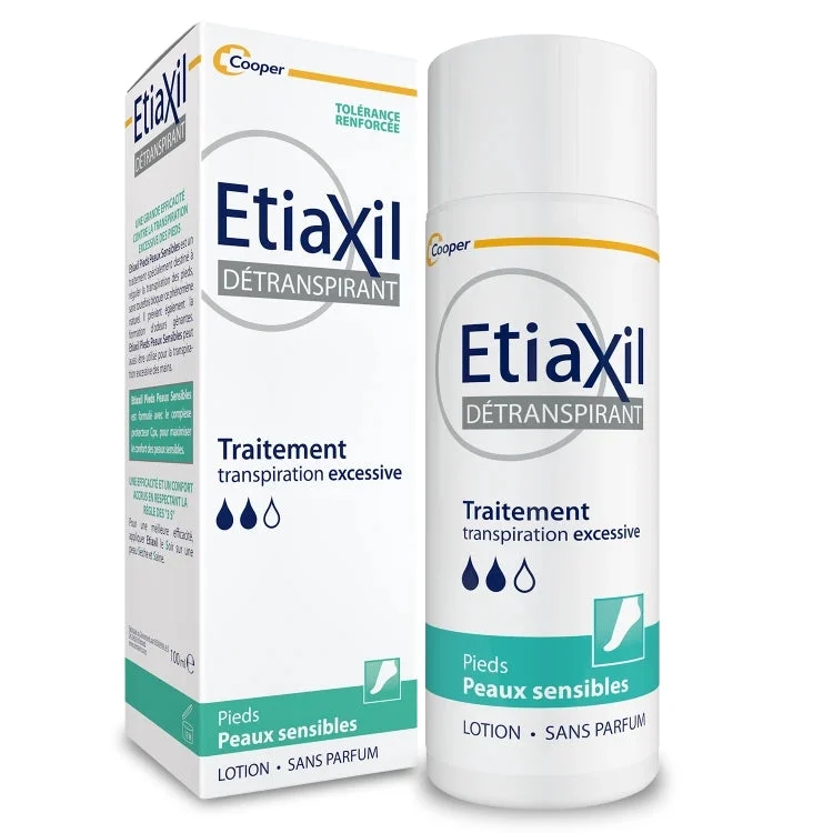 Etiaxil Traspirante - Trattamento Sudorazione Eccessiva - Piedi Pelle Sensibile 100 ml