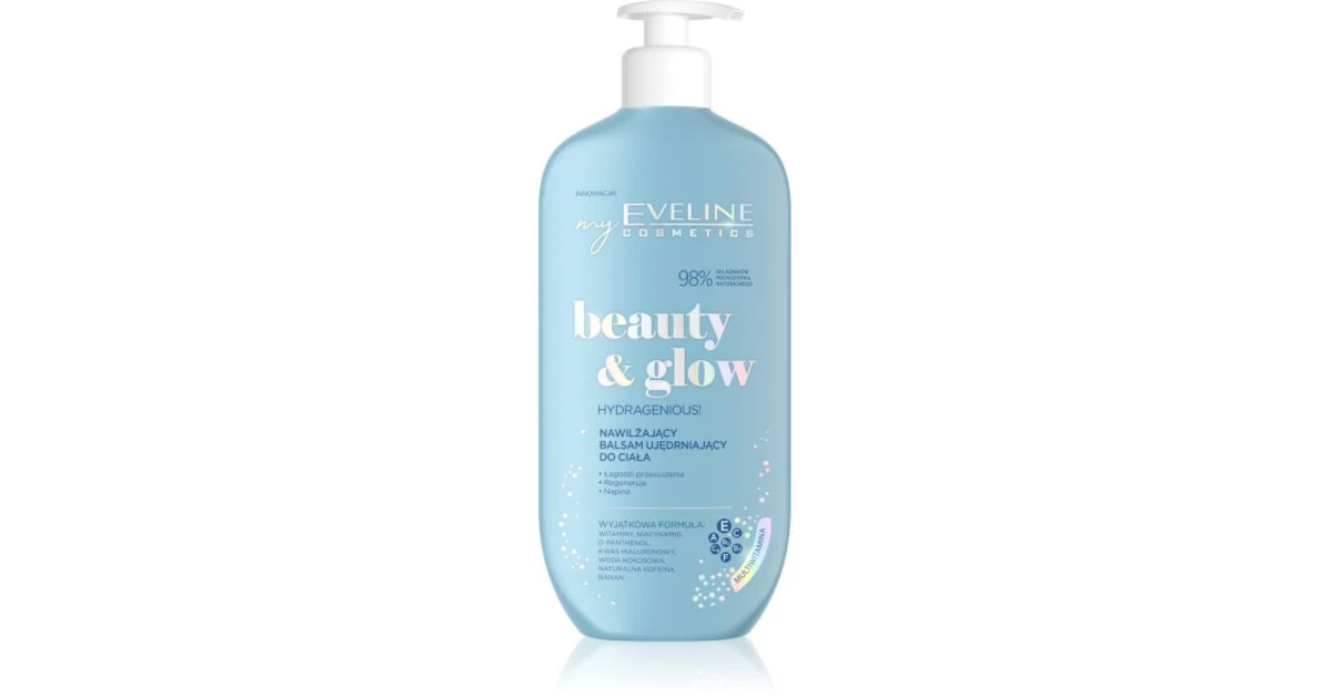 Eveline Cosmetics Beauty & Glow Hydragenious! Latte Idratante E Rassodante Corpo 350 Ml
