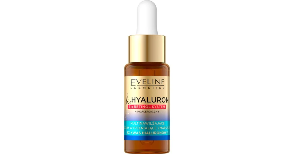 Eveline Cosmetics Bio Hyaluron 3X Retinol System Siero Riempitivo Antirughe 18 Ml
