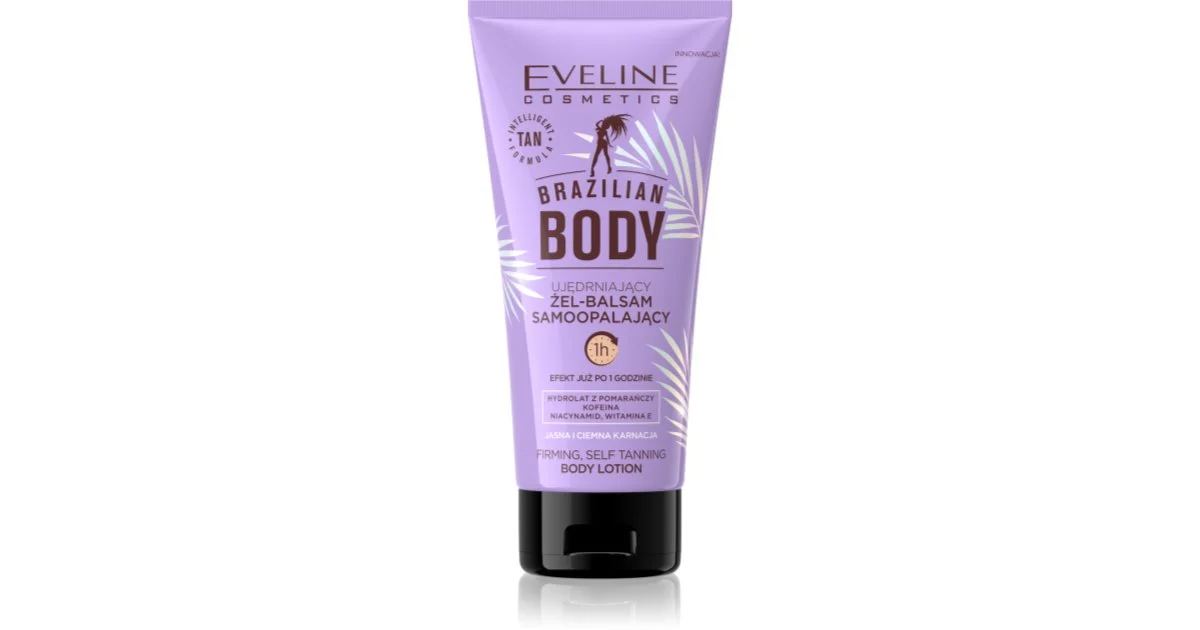 Eveline Cosmetics Brazilian Gel Corpo Autoabbronzante Effetto Rassodante 150 Ml