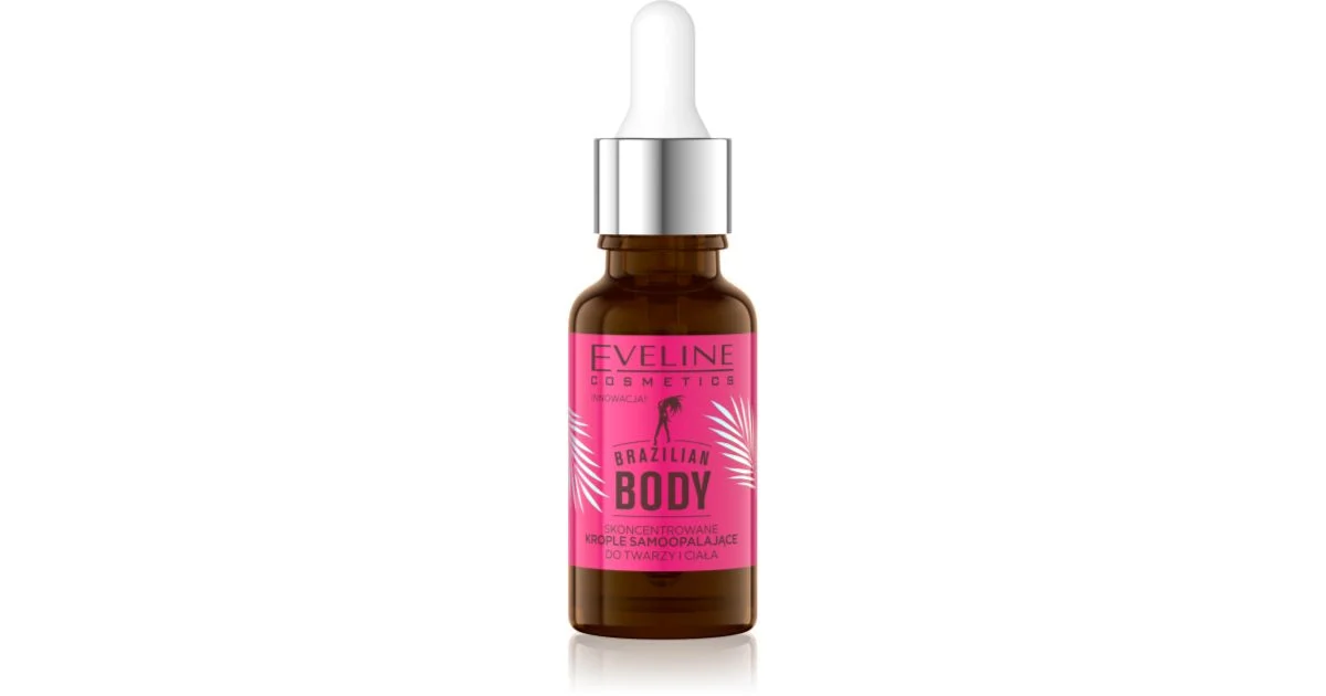 Eveline Cosmetics Brazilian Gocce Autoabbronzanti Per Viso E Corpo 18 Ml