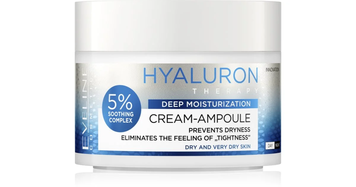 Eveline Cosmetics Crema-Ampolla Hyaluron Crema Idratante Intensa 50 Ml