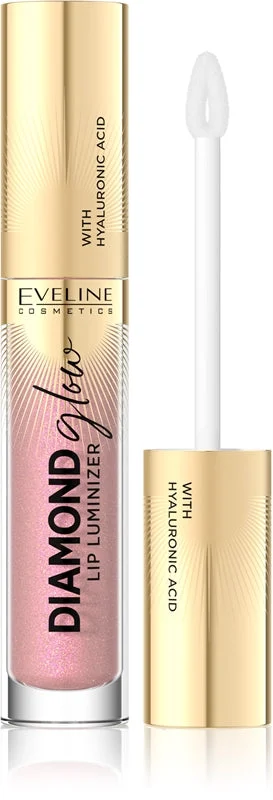 Eveline Cosmetics Diamond Glow Lucidalabbra Brillante Con Acido Ialuronico Colore 08 Honey Glam 4,5 Ml