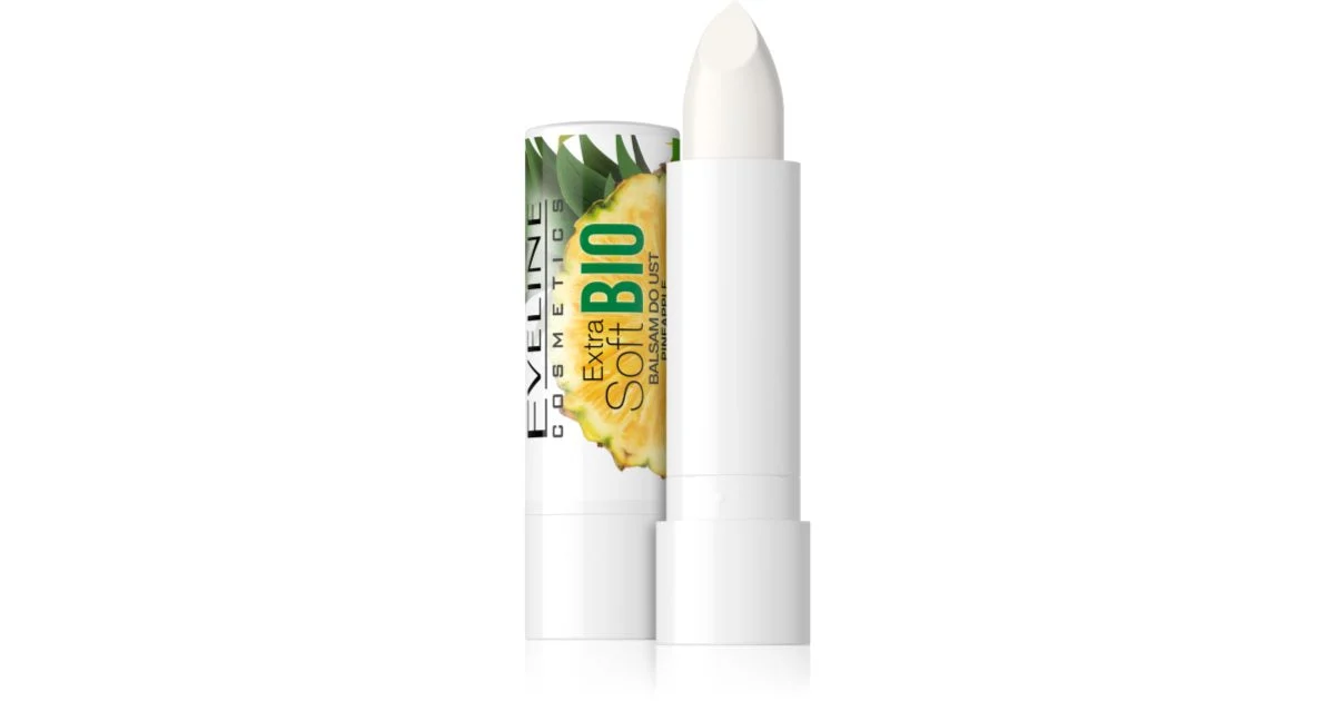 Eveline Cosmetics Extra Soft Bio Ananas Balsamo Per Labbra Nutriente 4 G