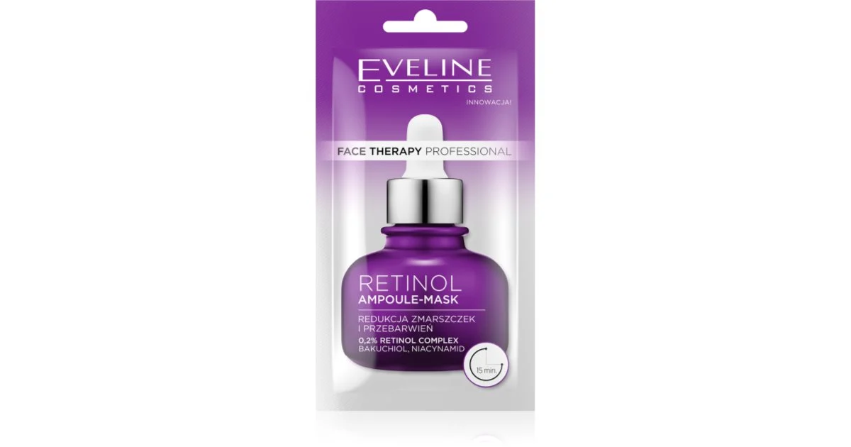 Eveline Cosmetics Face Therapy Retinol Maschera In Crema Contro I Primi Segni Di Invecchiamento Della Pelle 8 Ml
