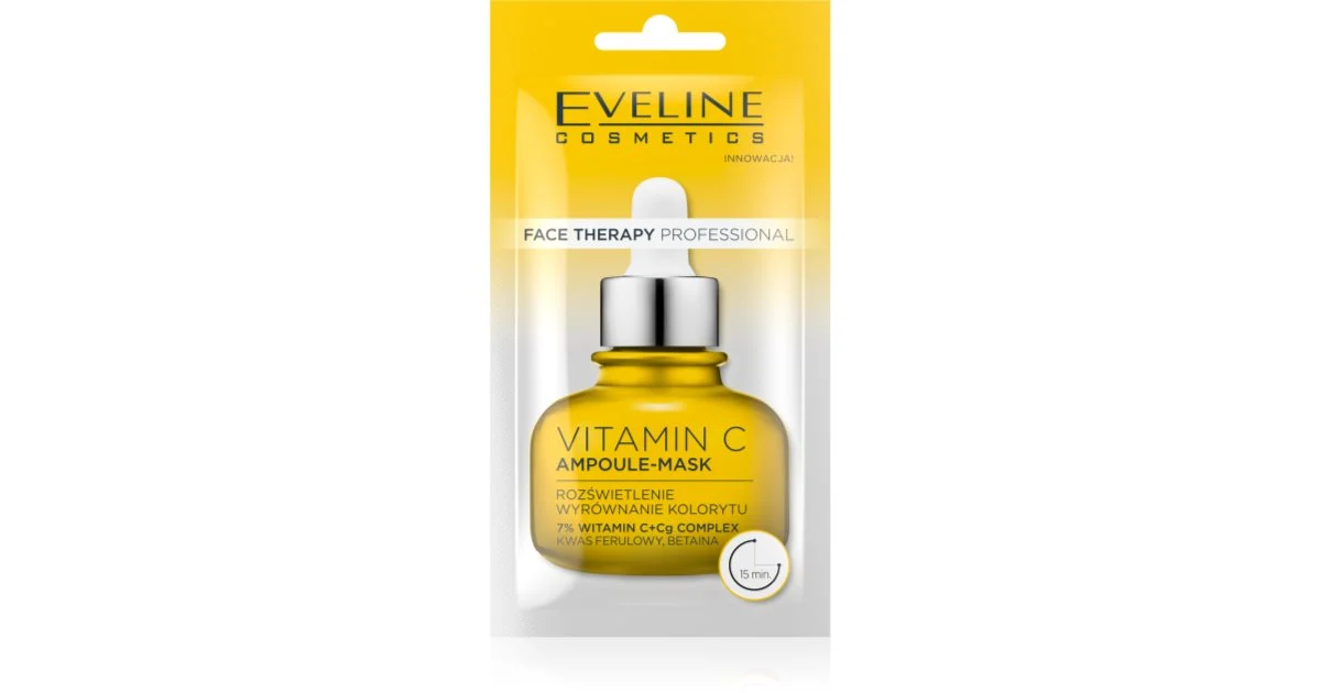 Eveline Cosmetics Therapy Vitamin C Maschera In Crema Illuminante 8 Ml