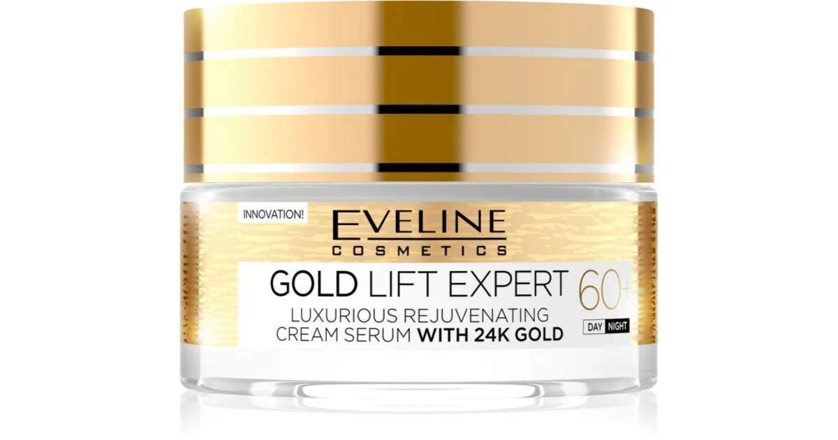 Eveline Gold Lift Expert Siero crema ringiovanente di lusso 60+ 50 ml