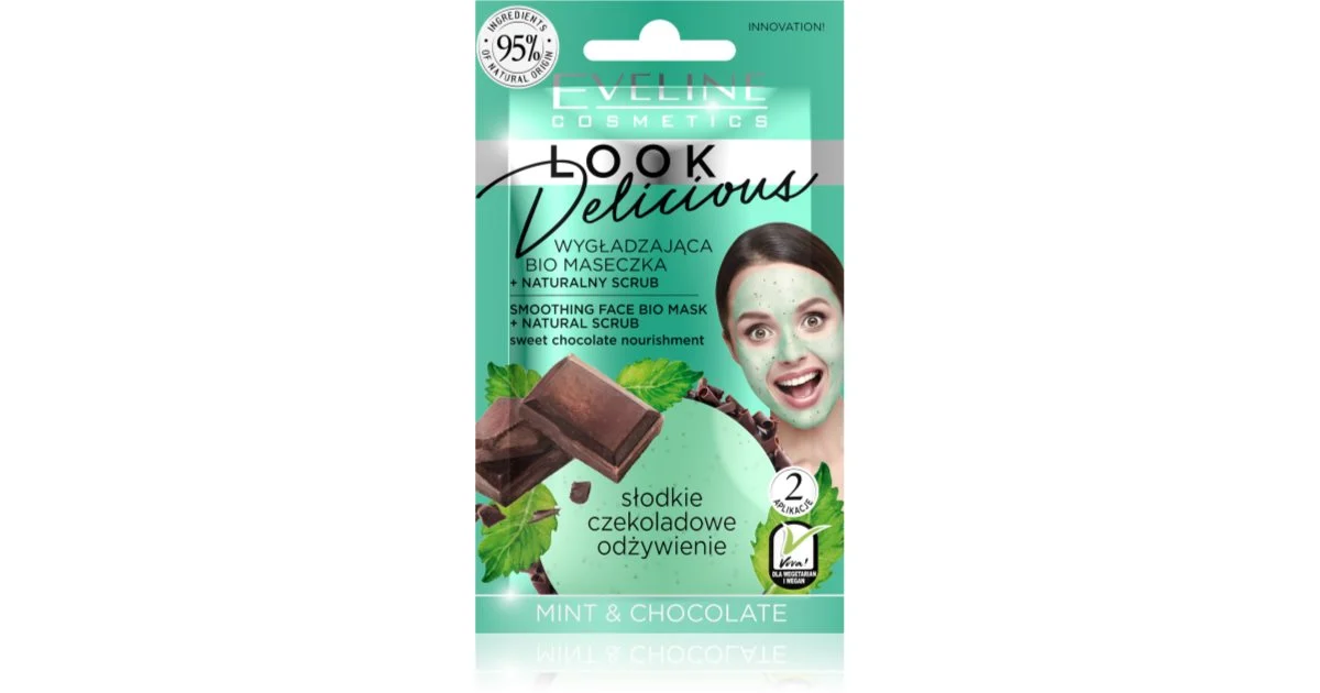 Eveline Cosmetics Look Delicious Latte E Cioccolato Maschera Lisciante Idratante 10 Ml