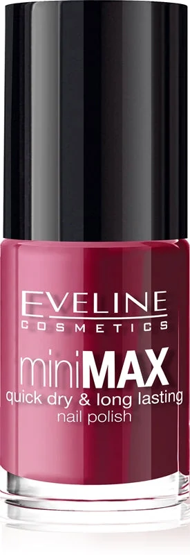 Eveline Cosmetics Mini Max Smalto Per Unghie E Asciugatura Rapida Colore 601 5 Ml
