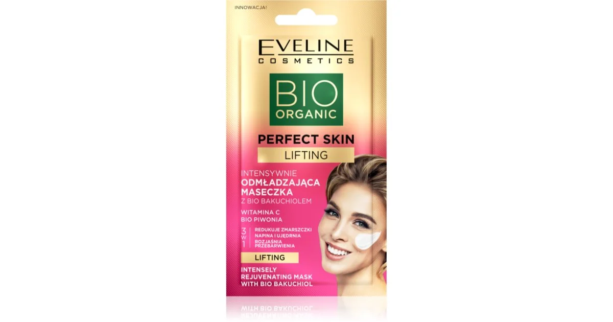 Eveline Cosmetics Perfect Skin Bio Bakuchiol Maschera Ringiovanente Intensa 8 Ml