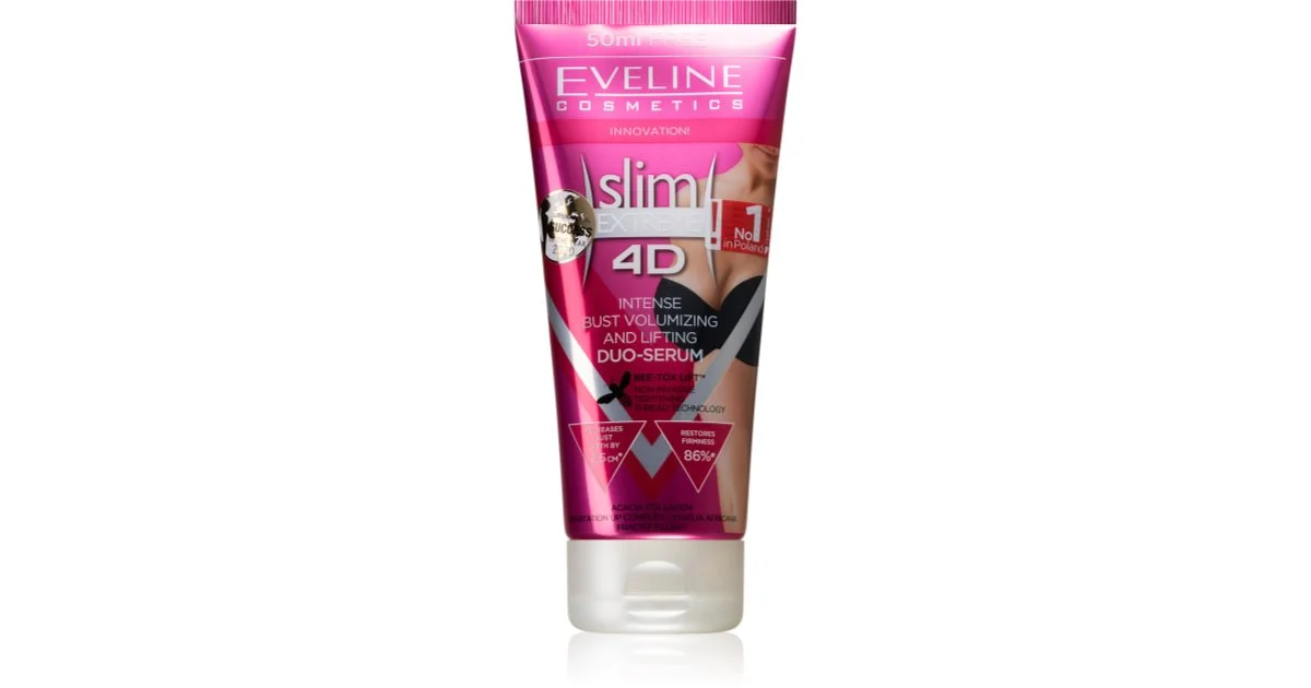 Eveline Slim Extreme 4D Duo-Serum Intenso Busto Volumizzante e Liftante 200 ml