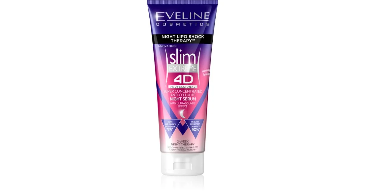 Eveline Cosmetics Slim Extreme Siero Notte Ultra Concentrato Effetto Cicatrizzante 250 Ml