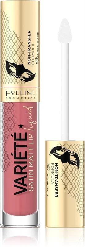 Eveline Cosmetics Variété Rossetto Liquido Con Finish Colore Opaco 05 Peach Mousse 4,5 Ml