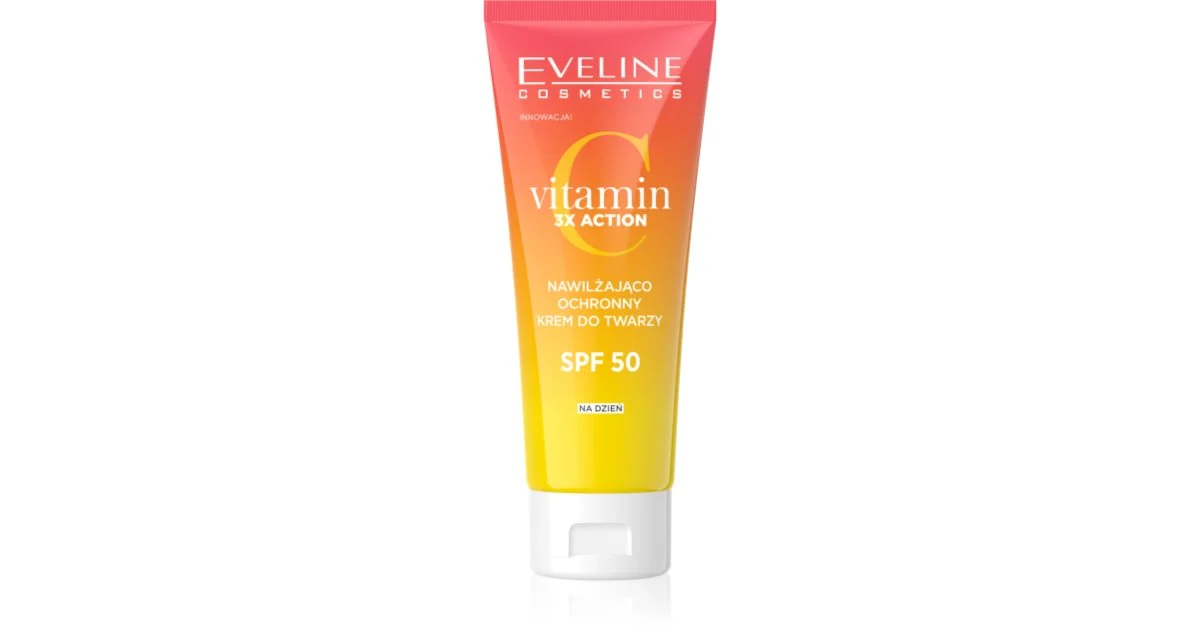 Eveline Cosmetics Vitamin C 3X Action Crema Idratante Giorno Spf 50 30 Ml
