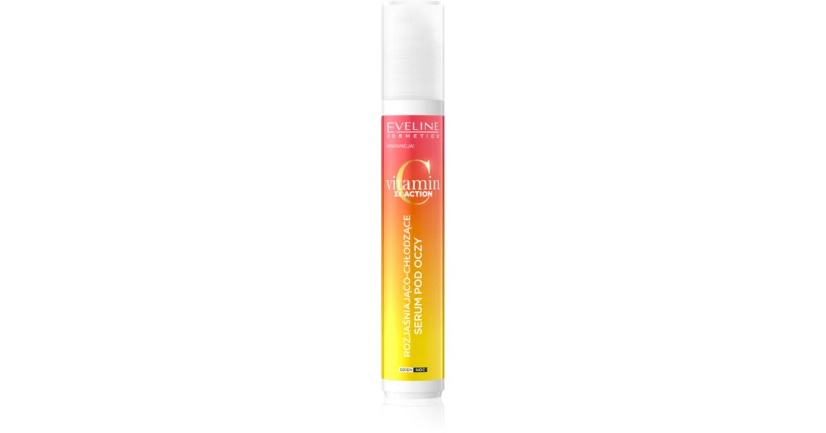 Eveline Cosmetics Vitamina C 3X Azione Siero Occhi Illuminante Roll-On 15 Ml