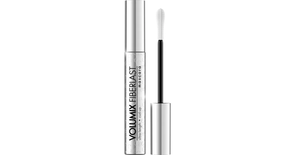 Eveline Cosmetics Volumix Fiberlast Argento Mascara Per Ciglia Lunghe E Piene 10 Ml