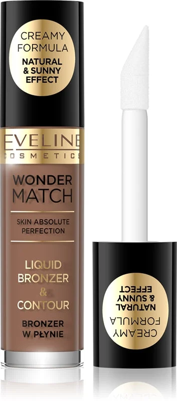 Eveline Cosmetics Wonder Match Bronzer Liquido Colore 02 4,5 Ml