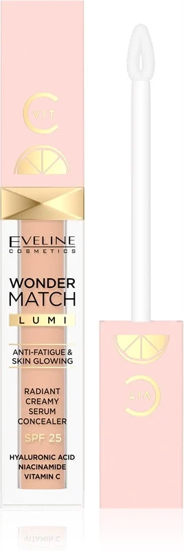 Eveline Cosmetics Wonder Match Lumi Correttore Illuminante Spf 25 Colore 20 Nude 6,8 Ml