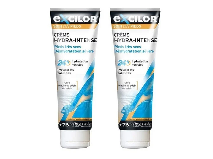 Excilor Crema Hydra-Intense Piedi Molto Secchi Disidratazione Severa 2x125ml Lotto × 2