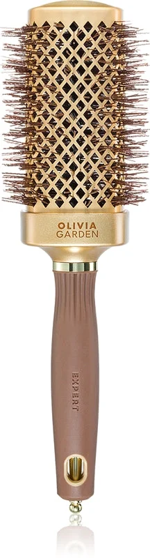 Olivia Garden Expert Straight Wavy spazzola quadrata per l’asciugatura con il phon 50 mm