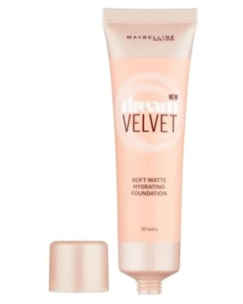 Maybelline Dream Velvet Soft Matte Hydrating Foundation - 10 Ivory
