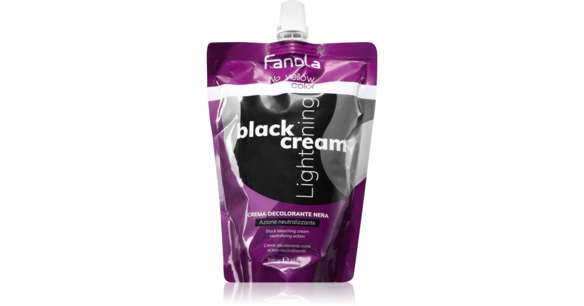 Fanola No Yellow Color Lightening Black Crema Capelli decolorante