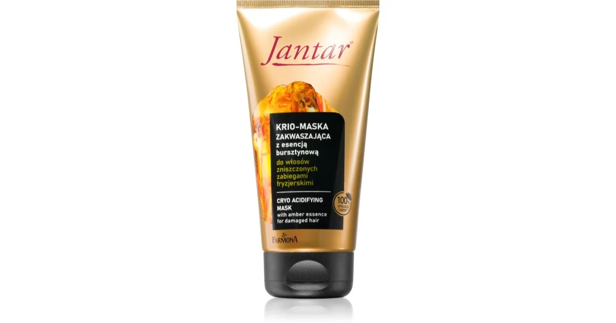 Farmona Jantar Amber Essence Maschera Per Capelli Per Capelli Rovinati 200 Ml